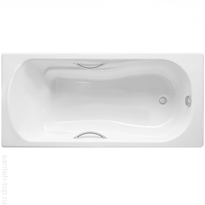 Ванна чугунная Delice Haiti Luxe 170х80 с отверстиями под ручки, DLR230638R